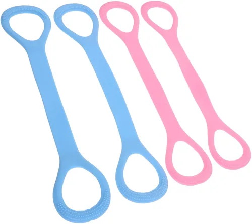 Yardwe 4 bandas gruesas de resistencia para yoga, correas elásticas resistentes para espalda, hombro, brazo, ejercicio, bandas de fitness para