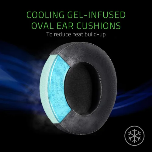 Vista 6 de Auriculares de juego Razer Kraken: estructura de aluminio ligera, micrófono retráctil con cancelación de ruido, para PC, PS4, PS5, conmutador, Xbox