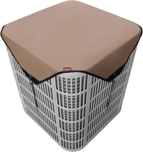 Vista 10 de 28 x 28 Cubiertas de Aire Acondicionado para Exterior con Soporte de Cubierta, Cubierta de CA Resistente al Agua de 600D, Cubiertas de Condensedor