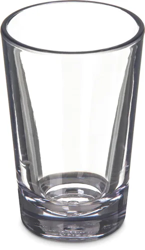 Carlisle FoodService Products Alibi - Vaso de chupito para restaurante, cocina y bar, plástico, 2 onzas, transparente (paquete de 24)