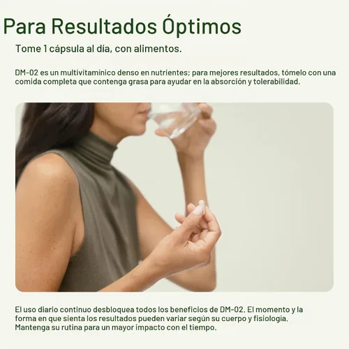 Vista 7 de Seed Multivitamínico diario DM-02 - para mujeres y hombres - Recarga de 30 100% DV Nutrition - 20 vitaminas y minerales esenciales - Inmune, hueso