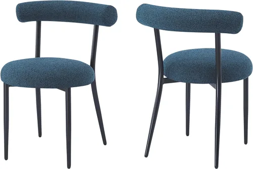 Juego de 2 sillas de comedor, sillas de cocina con marco de metal, juegos de mesa y sillas para comedor, sillas de escritorio de altura de mostrador