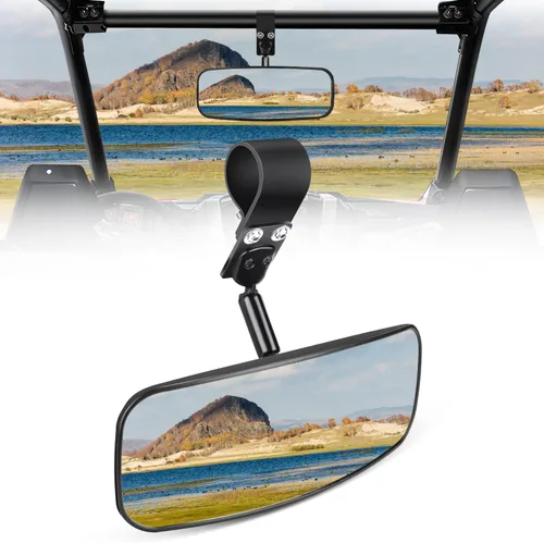 Vista 8 de Nilight Espejos laterales UTV Espejo retrovisor para todo terreno de aluminio universal Compatible con parabrisas para jaula de rollo de 1.75 Espejo