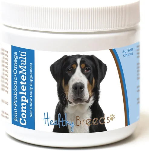 Vista 26 de Healthy Breeds Cavalier King Charles Spaniel - Multivitamínico todo en uno, completo con probióticos, glucosamina, condroitina y omegas, 60