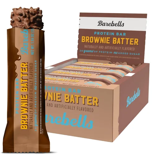 Vista 23 de Barebells Caramel Choco Barras de proteína blandas, chocolate y caramelo, 12 barras, 1.9 oz, 0.56 oz de proteínas, chocolate esponjoso, 0.07 oz