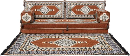 Vista 77 de arabicsofa Sofá de piso árabe Jalsa - Sofá tradicional hecho a mano para sala de estar