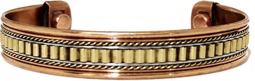 Vista 2 de Pulsera magnética de cobre puro terapia de cobre eficaz y natural para mujeres y hombres