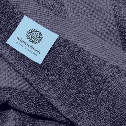 Vista 5 de White Classic Toallas de Mano de Lujo Azul Marino - Suaves 100% Algodón Turco Altamente Absorbentes Colección de Toallas de Baño de Hotel Spa