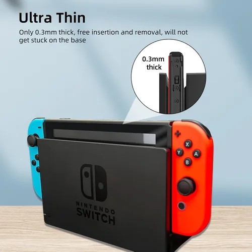 Vista 7 de Paquete de 2 protectores de pantalla de vidrio templado con borde negro para Switch Model 2017 [6.2 pulgadas], transparente HD, antiarañazos