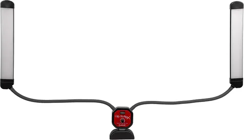 Fotodiox Selfie Starlite Stix TT - Kit de monitor de luz de 95 Vlog de mesa, luces LED bicolor regulables con brazos de 37.4 in para