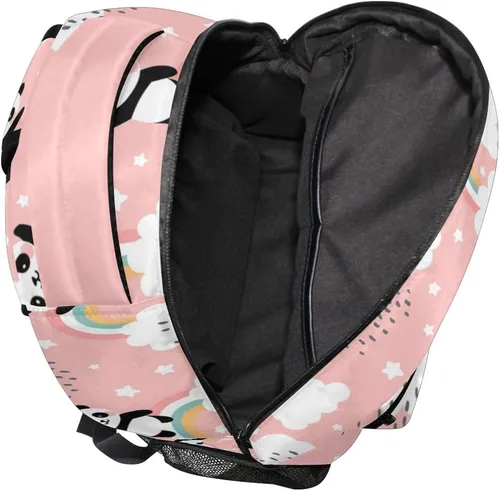 Vista 6 de ATTX Bonita mochila de panda para niños y niñas Panda-E talla única Ciclismo