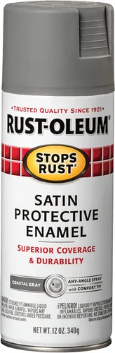 Vista 44 de Rust-Oleum 7776830 - Pintura en aerosol para prevención del óxido, 12 onzas, negro plano