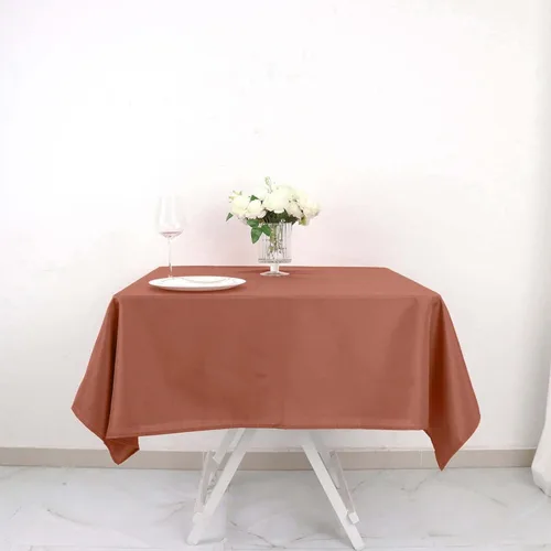 Vista 82 de Efavormart - Mantel redondo de poliéster para banquetes de boda, 90 pulgadas, color marfil