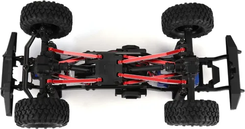 Vista 4 de COOWOO Juego de eslabones de chasis de alta liquidación, piezas de actualización para 118 TRX-4M RC Crawler Car Set de 8 rojo