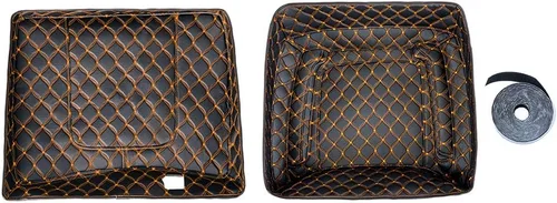 Vista 15 de Moto Onfire Tour Pack - Insertos de alfombra aptos para maletero de equipaje Harley/AB Tour Pack (beige, paquete Razor Tour)