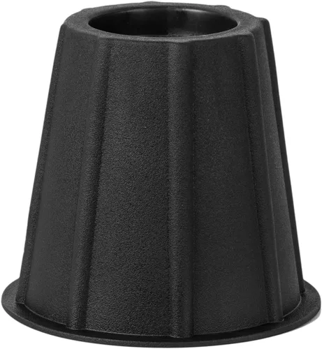 Vista 2 de HOME IT Elevadores de cama de alta calidad de 5 a 6 pulgadas, con forma redonda negra, elevador de cama que te ayuda a almacenar debajo de la cama