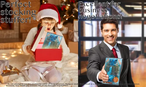 Vista 4 de Paquete de broma de agua deshidratada H2Zero Drink Mix Gag Gift (paquete de 4) Idea de regalo divertida de elefante blanco