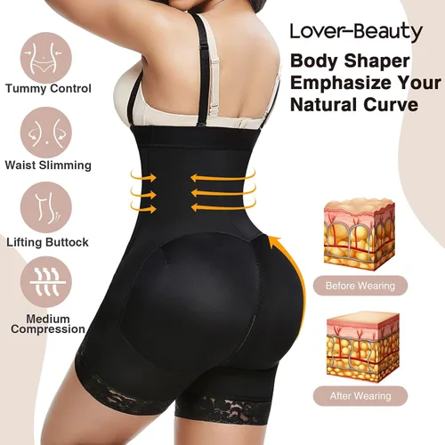 Vista 2 de Lover-Beauty Fajas moldeadoras de control de abdomen para mujer moldeadoras postoperatorias BBL
