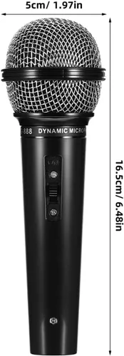 Vista 2 de Toyvian Micrófono para niños: accesorio de micrófono falso de plástico, juguete de micrófono de juego de simulación para niños pequeños - Accesorios