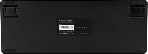 Vista 9 de TECWARE Teclado mecánico Phantom+ de 87 teclas, LED RGB, interruptor rosa Wraith