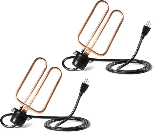 Farm Innovators DPH-15 - Calentadores de tanque de agua para exteriores, tapón de drenaje de tanque de ganado, descongelante de agua diseñado para