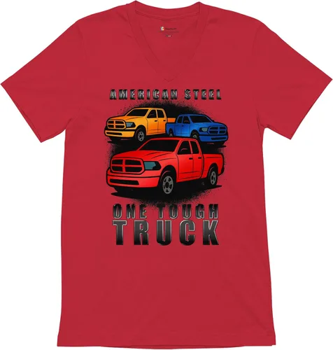 Vista 19 de American Steel One Tough Pickup Truck Camisetas gráficas y camisetas sin mangas para hombre Gris ceniza