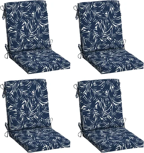 Vista 80 de Cojín para silla de comedor exterior Arden, 20 x 20 pulgadas, resistente a la lluvia, resistente a la decoloración, Alana Tile