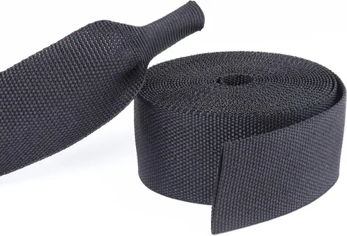 Vista 30 de Funda Termorretráctil para Cables 2:1 Manga de Cable Trenzada Retráctil de 1-1/8 Pulgadas ID-46ft Protección contra la Abrasión Tela Flexible