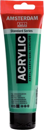 Vista 96 de Amsterdam Serie Estándar Tubo de Pintura Acrílica 120ml Azo Naranja 276 (17092762)