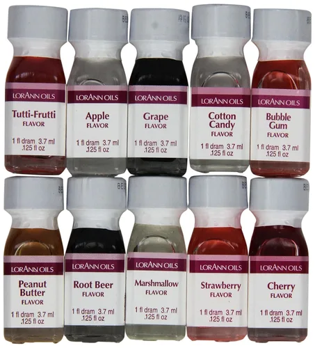 Vista 26 de LorAnn Spearmint Oil SS, sabor natural, 1 botella de dram (0.0125 fl oz - 0.1 fl oz - 1 cucharadita) Paquete doble ampollado