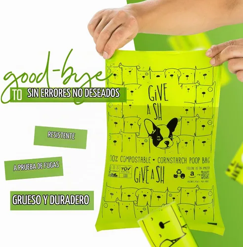 Vista 5 de Certified Home - Bolsas compostables para excrementos de perro, 120 bolsas