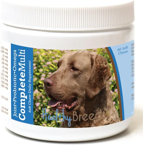 Vista 402 de Healthy Breeds Cavalier King Charles Spaniel - Multivitamínico todo en uno, completo con probióticos, glucosamina, condroitina y omegas, 60