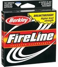 Berkley FireLine - Línea de pesca de cristal de 300 yardas, cristal, 6 libras