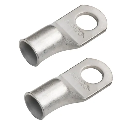Vista 337 de SELTERM 5 piezas terminales de cable de cobre estañado 1/0 AWG perno de 1/2", extremos de cable de batería, terminales de anillo, conectores