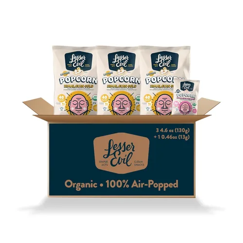 Vista 33 de LesserEvil Palomitas de maíz orgánicas "Avocado-licious", exclusivo de Amazon, calidad premium, mínimamente procesado, sin aceite vegetal, 4.6