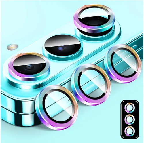 Vista 28 de LucBuy Protector de lente de cámara para Samsung Galaxy Z Fold 3, cubierta de cámara de vidrio templado Protector de pantalla Adhesivo de película