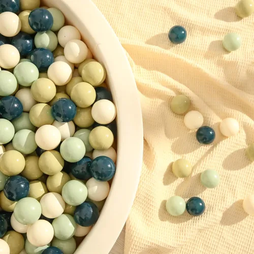 Vista 7 de TRENDPLAY Bolas de plástico para pozos de bolas, paquete de 100 bolas huecas, juego seguro y emocionante, perfecto para piscinas de bebés pequeños