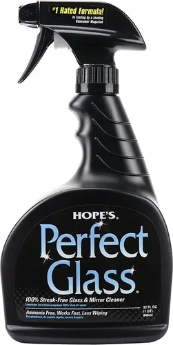 Vista 9 de HOPE'S Perfect - Spray limpiador de vidrio, sin rayas, sin amoníaco, limpiador de ventanas, espejo, pantalla y puerta de ducha, superficies
