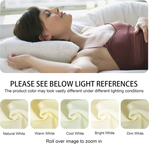 Vista 8 de NTBAY Fundas de almohada de satén con cremallera para cabello y piel, juego de 2 fundas de almohada estándar de lujo con cremallera oculta, 20 x 26