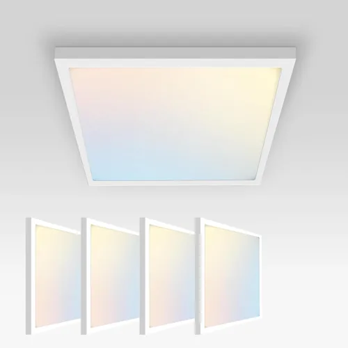 Vista 11 de ASD Lámpara de Techo LED Redonda Empotrada de 5", Iluminación de Superficie de Perfil Bajo 5CCT, Regulable, Ultra-Delgada, Listada por ETL 10W