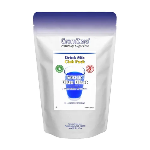 Vista 11 de GramZero Acai - Mezcla de bebida sin azúcar sin calorías, ideal para té cargado de club de nutrición, endulzado con stevia