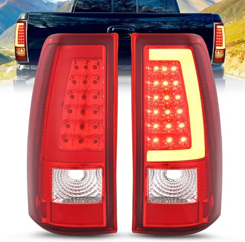 Vista 22 de Nilight Conjunto de luz trasera compatible con Chevy Silverado 1500 1500HD 2500 2500HD 2500 2500HD 3500 2007 Chevrolet Classic OE Style lámpara Lado
