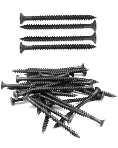 Vista 10 de IMScrews 50 tornillos para paneles de yeso #7 x 2-1/4" (0.154 x 2.165 in) - Tornillos Phillips de cabeza plana para madera de punta afilada, acero