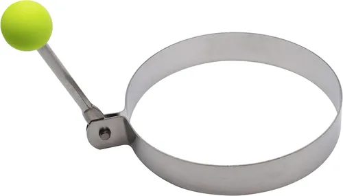 Vista 2 de Excelity - Juego de 4 moldes de acero inoxidable para moldear huevos fritos para panqueques para cocina, desayunos, herramientas