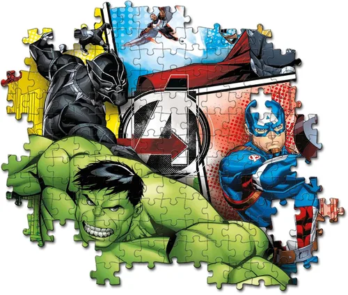 Vista 4 de Clementoni - 27284 - Rompecabezas Supercolor para Niños-Los Vengadores-104 Piezas