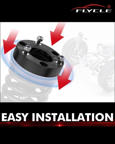Vista 6 de FLYCLE Kit de elevación de nivelación de 2 pulgadas para Silverado 1500 Sierra 1500 2007-2026, Kit de espaciadores de puntal delantero de 2 pulgadas