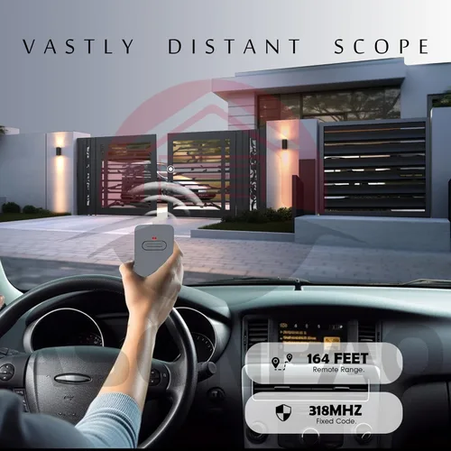 Vista 5 de Mighty Mule GTO - Mando a distancia para abridor de puerta MMT103 RB741 FM135, paquete de 2