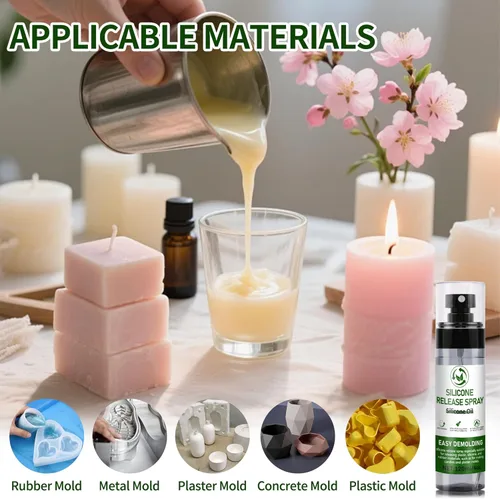 Vista 6 de Spray de liberación de moho para moldes de resina, liberación de silicona a base de agua y protector para moldes de silicona y resina epoxi