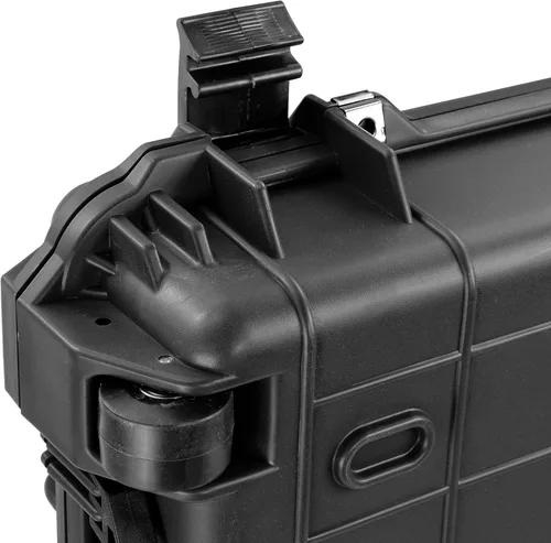 Vista 7 de Eylar Funda rígida para rifle de 48 pulgadas equipada con inserto de espuma reticulada XP reconfigurable y reutilizable, impermeable, a prueba