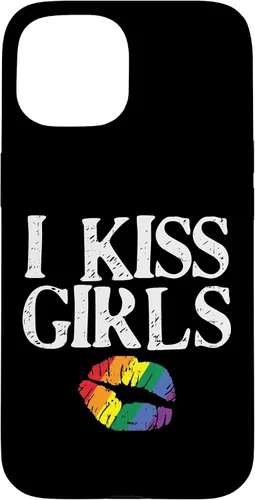 Vista 6 de I Kiss Girls Rainbow Lips Gay Lesbian Pride Flag LGBT Gift Case for iPhone 17